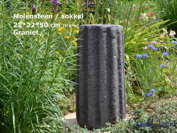 Granieten molensteen geschikt als tuindecoratie of sokkel\\n\\n27-07-2019 12:53
